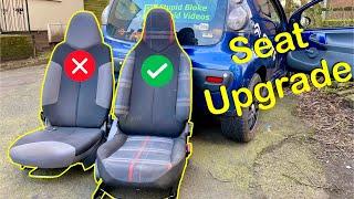 CityBug Easy Seat Upgrade. Direct Fit Comfortable Seats C1107Aygo MK2 Seats fitted to MK1