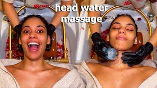 ASMR Relaxing Head Water Massage Spa