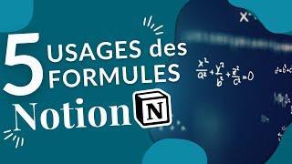 5 cas d’usage des formules Notion