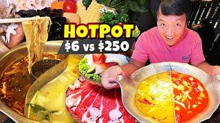 $6 HOTPOT vs. $250 HOTPOT in Singapore  BEST Hotpot Deal EVER