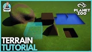 Planet Zoo Terrain Tutorial  Terrain Tool Beginners Step by Step Guide and Tips 