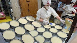 Jiggly JAPANESE CHEESECAKE made by Fast Master Japan Street Food
