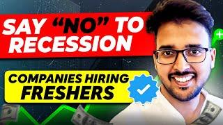 2024 Job Openings List for Freshers Crack Placement in Layoffs and Recession with Confidence #jobs