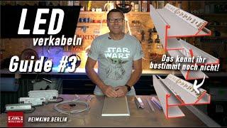 LED installieren – Kabel Netzteile und praktische LED-Profile