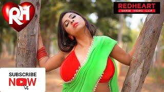 Redheart Saree Lover # Anamika In Red Bikini Photoshoot HD1080p Saree Lover  Bikini Blouse  Navel
