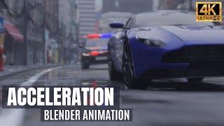 ACCELERATION  Cinematic Blender Police Chase