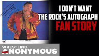 I Dont Want The Rocks Autograph  WRESTLING ANONYMOUS PODCAST