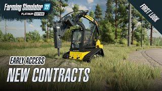 First Look at The New Contract Types - Early Preview - Platinum DLC - FS22