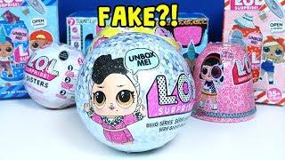 Fake LOL Sürpriz Yeni Yıl Özel Sürpriz Yumurtası Dışı Gerçek Gibi? Zepin Oyuncakları