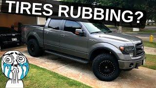 Tire Rub - How to Fit 35 Tires on Your F-150