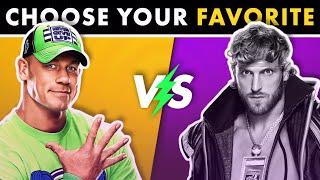 Which WWE WRESTLER Do You Prefer?  WWE QUIZ