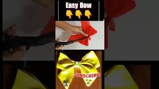 Easy bow Tutorial #diy Hair bow Make bow in 5s #trending bow #baby bow #beautiful hairbow #fashion