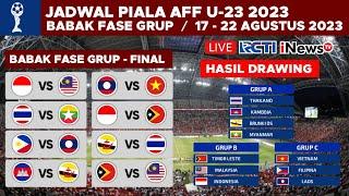 Jadwal Piala AFF U23 2023 - Indonesia vs Malaysia  Thailand vs Myanmar  AFF U23 Championship 2023