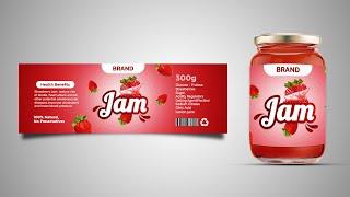How to Create a Simple Jam Jar Label Design in Photoshop