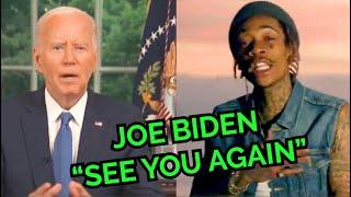 JOE BIDEN DROPPED OUT SONG Wiz Khalifa See You Again Remix