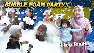 WOW Bubble Foam Party Di Rumah Ricis