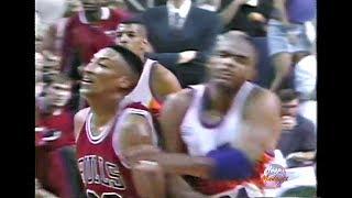 Scottie Pippen Dirty Play on Charles Barkley 1993 NBA Finals