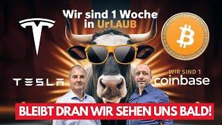 Wir wünschen allen eine gute Erholung Bitcoin  Coinbase  Tesla  Samir Boyardan