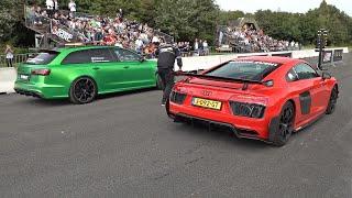 Audi R8 V10 Plus Performance Parts vs ABT Audi RS6-R Avant