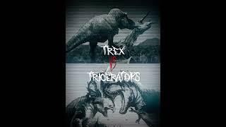 Trex vs Triceratops #dinosaur