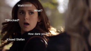 Elena being a jealous girlfriendex of Stefan for 10 minutes straight