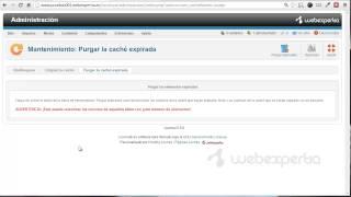 Cómo purgar la caché en Joomla 2.5