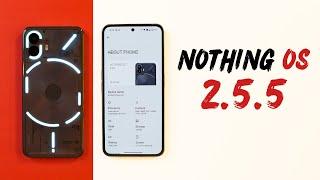 Finally Nothing OS 2.5.5 New Update Nothing Phone 2 Gets Smoother Faster Smarter with ChatGPT 