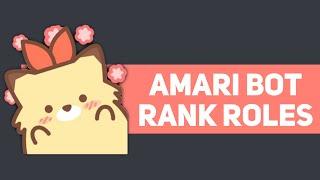 How to Setup Amari Bot Discord  Level Up Roles  Techie Gaurav