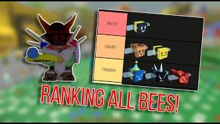 Ranking ALL Bees in Bee Swarm Simulator 2024 Roblox