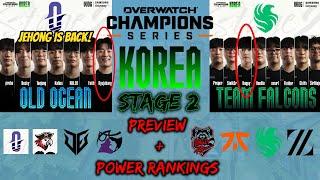 OWCS Korea Stage 2 Preview and Power Rankings