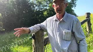 Greg explains their efficient temporary polybraid fence installation process.