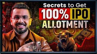 100% IPO Allotment Secrets  Share Market