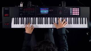 Roland FA-06FA-07FA-08 Music Workstation walk-through 1 Sound preview of single tones