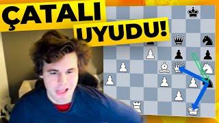 Magnus Carlsen ÇATAL YEDİ MATI GÖRDÜ ve BİLEREK SANİYELERCE BEKLEDİ