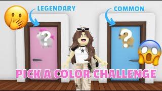 Pick a Color Challenge for FREE Pets *chaotic*