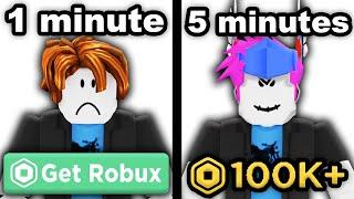 How I Made 100000 Robux in 5 Minutes