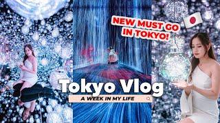 NEW MUST GO IN TOKYO TeamLab Borderless - A Week in my life LIVING IN JAPAN   - Tokyo Life