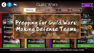 Gems of War Tiny Tutorial Prepping for Guild Wars - Defense Teams