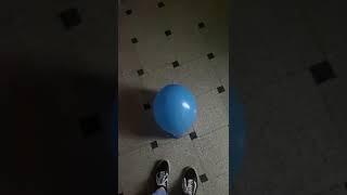 Stomp to pop balloon loud