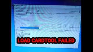 LOAD CARDTOOL FAILED DI PHOENIX CARD