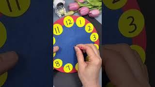 Using cardboard to make clocks for elementary school students le #craft #viral #art