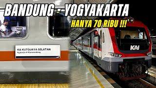 BANDUNG - JOGJA HANYA 70 RIBU NAIK KERETA INI‼️Trip KA Kutojaya Selatan & KA Prameks