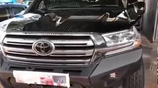 Toyota Landcruiser full re-spray and Ceramic coated at Kinza Motors Ltd