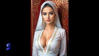  AI Art  Beautiful Middle Eastern Young Women  AI Middle East Lookbook Model Video