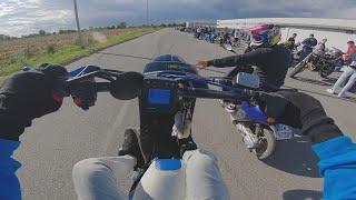 RADUNO nella RED ZONE pt.2  BOOSTER 70  Wheelie & Fun