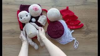 Вязаный пупс вязаная матка вязаная плацента вязаная грудь. #crochet #knitting #handmade