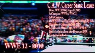 WWE Superstar LexuzMe and DJ KellsBest Friend in WWE RAW 2Then and in WWE 12Now