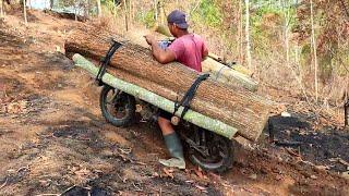 wooden motorcycle taxis struggle to meet their daily needs