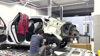 Spectacular Accident Car Restoration Master Hans Astonishing Skill Brings it Back to Brand New