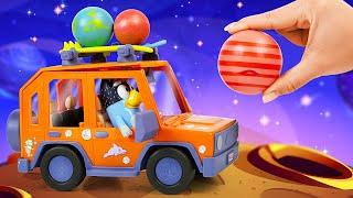 Learn 8 Planets and Solar System for Preschool Toddlers with Fun Puzzle Toys 🪐